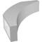 Ekena Millwork 3 1/2-in. W x 14-in. D x 18-in. H Thorton Architectural Grade PVC Knee Brace BRCP035X14X18THR - alternate 2